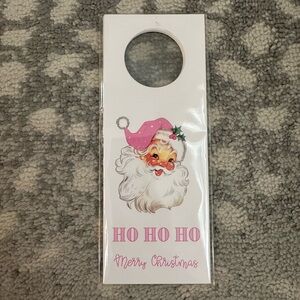 Santa wine tags